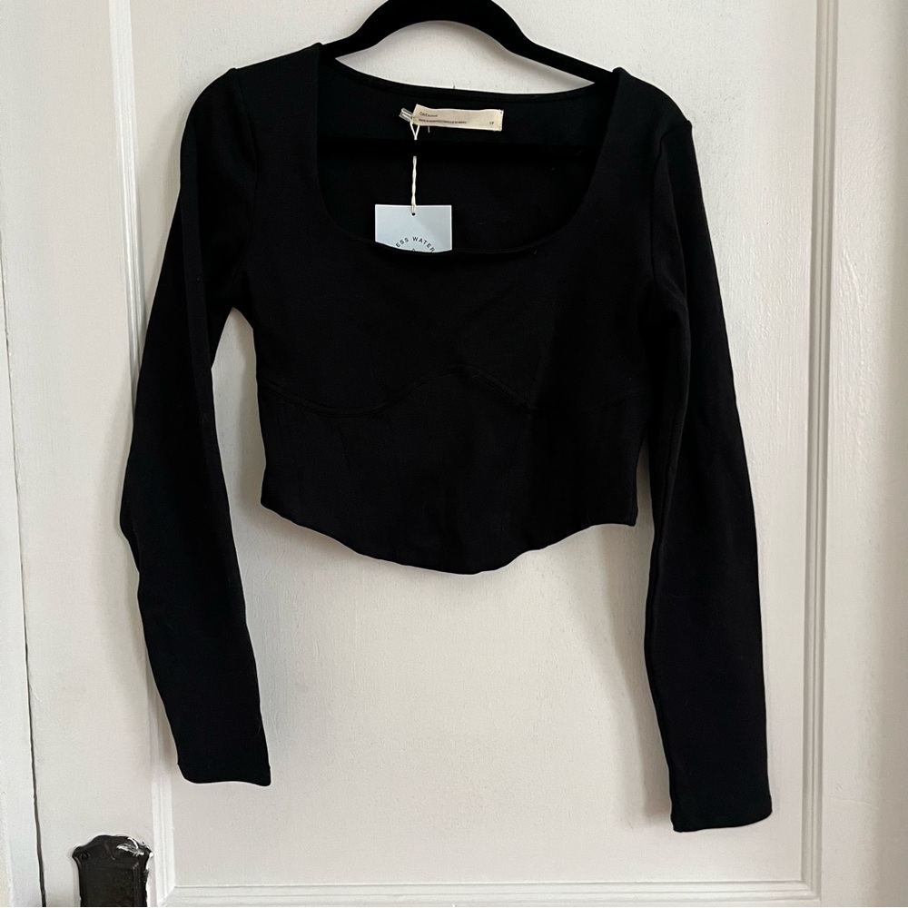 NWT Oak + Fort Corset Crop Top